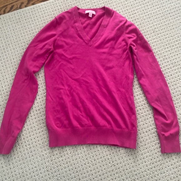 Lilly Pulitzer XS Thin Raspberry Sweater - Picture 1 of 7